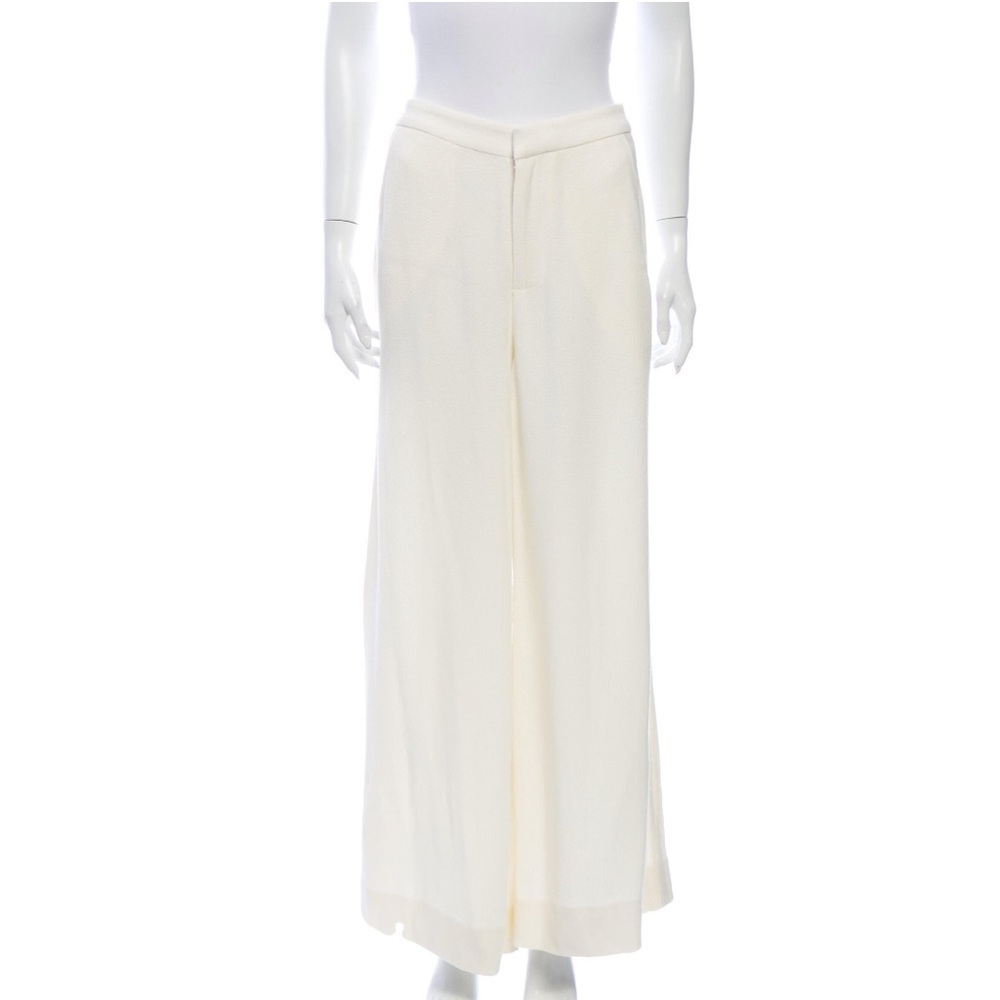 Co. Designer White Wide Leg Pants